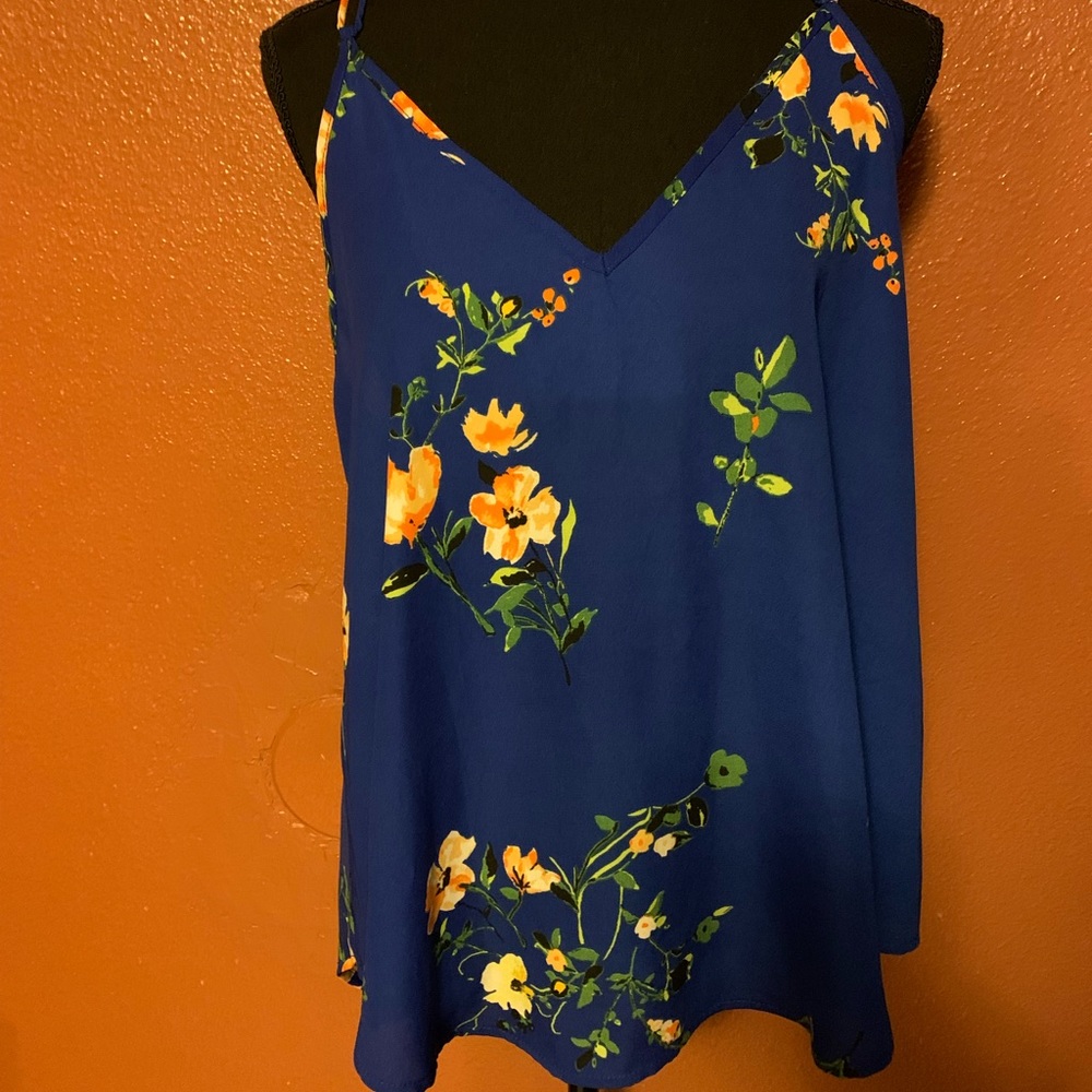 Sienna Sky blue floral camisole